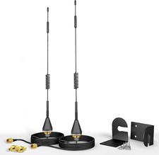 2pcs 4G LTE Antenna SMA TS9 Waterproof Antenna for 4G LTE Router Gateway Router