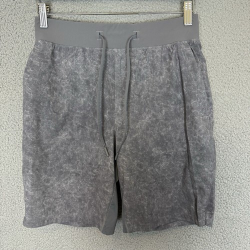 Lululemon Shorts Men's Small Grey Lined T.H.E. Activewear 9" Drawstring - 第 1/6 張圖片