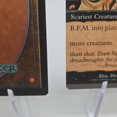 MTG: Unglued 💀 B.F.M. (Big Furry Monster) 💀 - Picture 15 of 15