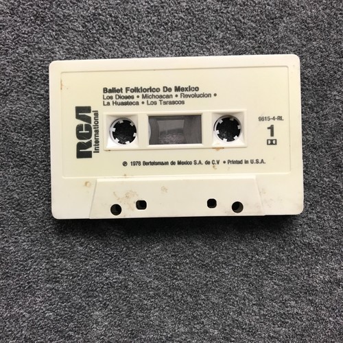 RCA 1972 Ballet Folklorico de Mexico Cassette Hecho en Mexico ExcCo - Picture 1 of 2