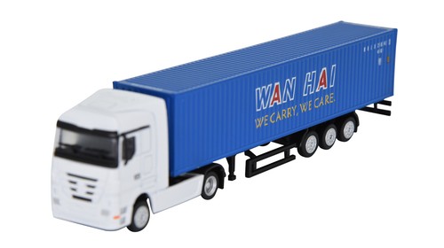 1:87 40GP Metal Shipping Container Truck Model Toy Home Office Decor Gift - Picture 117 of 145