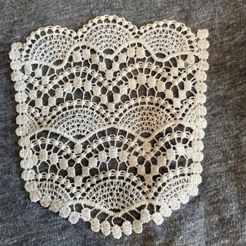 Women’s So Authentic American Heritage Tshirt With Lace Pocket Sz S - Picture 3 of 10