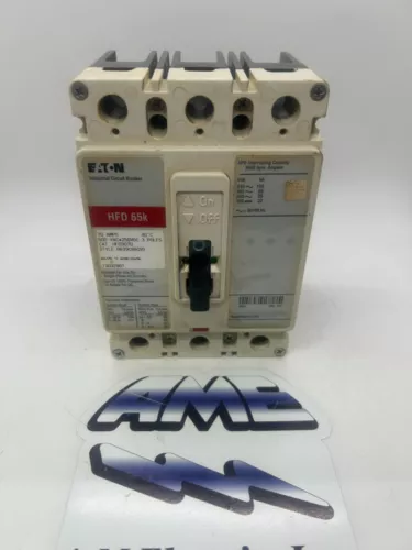 Eaton HFD3070 circuit breaker 70 Amp 3 pole 600VAC-250VDC  65K   (G10)