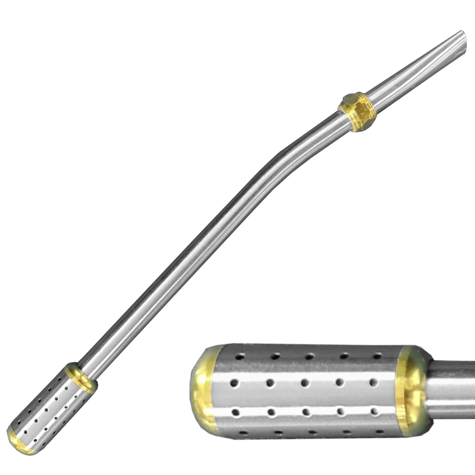 High Perormance Straight Triple Filter Stainless Steel Bombilla for Yerba Mate