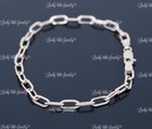 14K Rose Gold Elongated Paperclip Bracelet  7 inches 4.40 grams  — photo 1