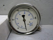 201L-404G Liquid Filled Pressure Gauge 0-200 4" 1/4" LM