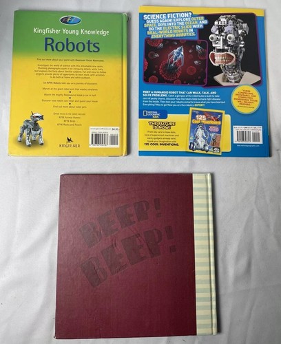 Lot of Robot Books National Geographic Kids Kingfisher Young Knowledge Beep Beep - Picture 2 of 2