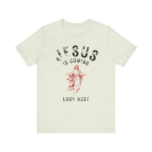 JESUS IS COMING T-SHIRT christlich T-Shirt lustig religiös Shirt katholisch - Bild 26 von 41
