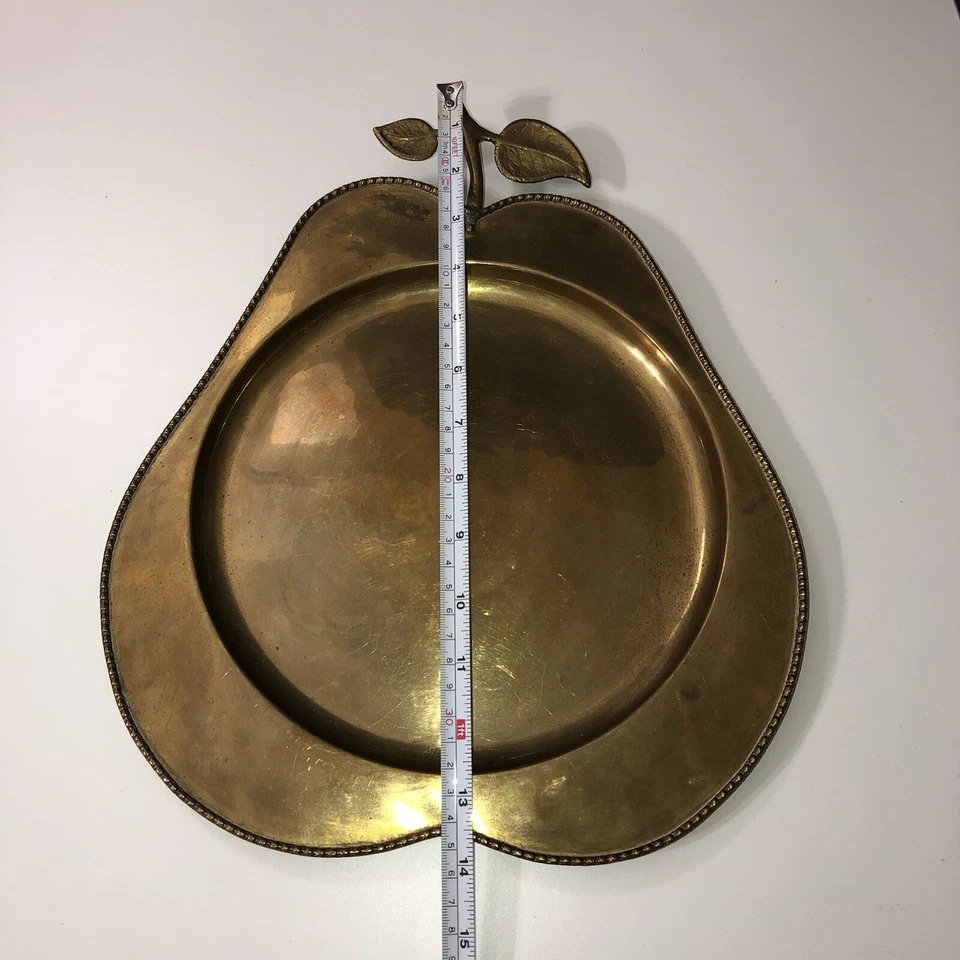 Brass Tray - Vintage Tray - Pear Shape Tray - Image 4 of 4