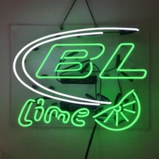 BL Lime Beer Neon Sign Acrylic 19x15" Lamp Beer Bar Wall Deocr Artwork Gift