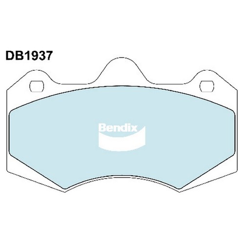 New Genuine BENDIX Front Brake Pads Set - Heavy Duty For HSV #DB1937HD - Picture 3 of 6