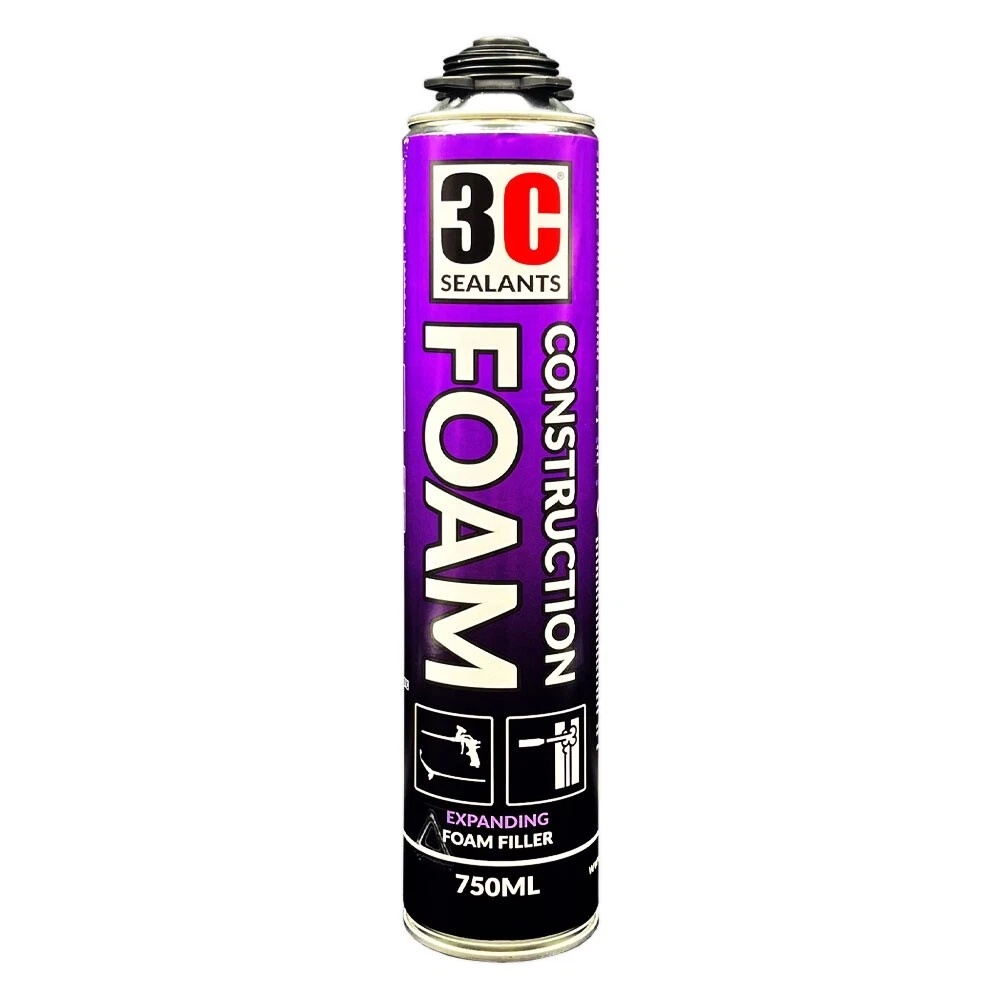 3C Sealants Construction Foam Expanding Foam Filler 750ml