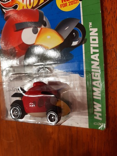 Hot Wheels Imagination 2012 New Models Angry Birds Series Red Bird #47/247 - Picture 3 of 7