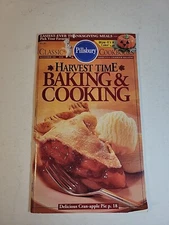 Vintage 1991 Harvest Time Baking & Cooking Pillsbury Classic Cookbooks