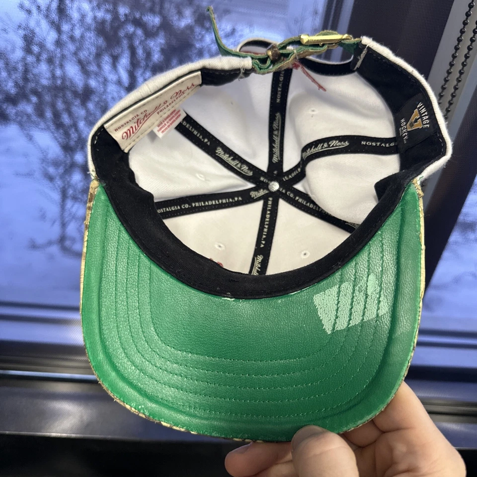 Red Wings piel de serpiente Mitchell & Ness SnapBack usado Foto 3 de 4