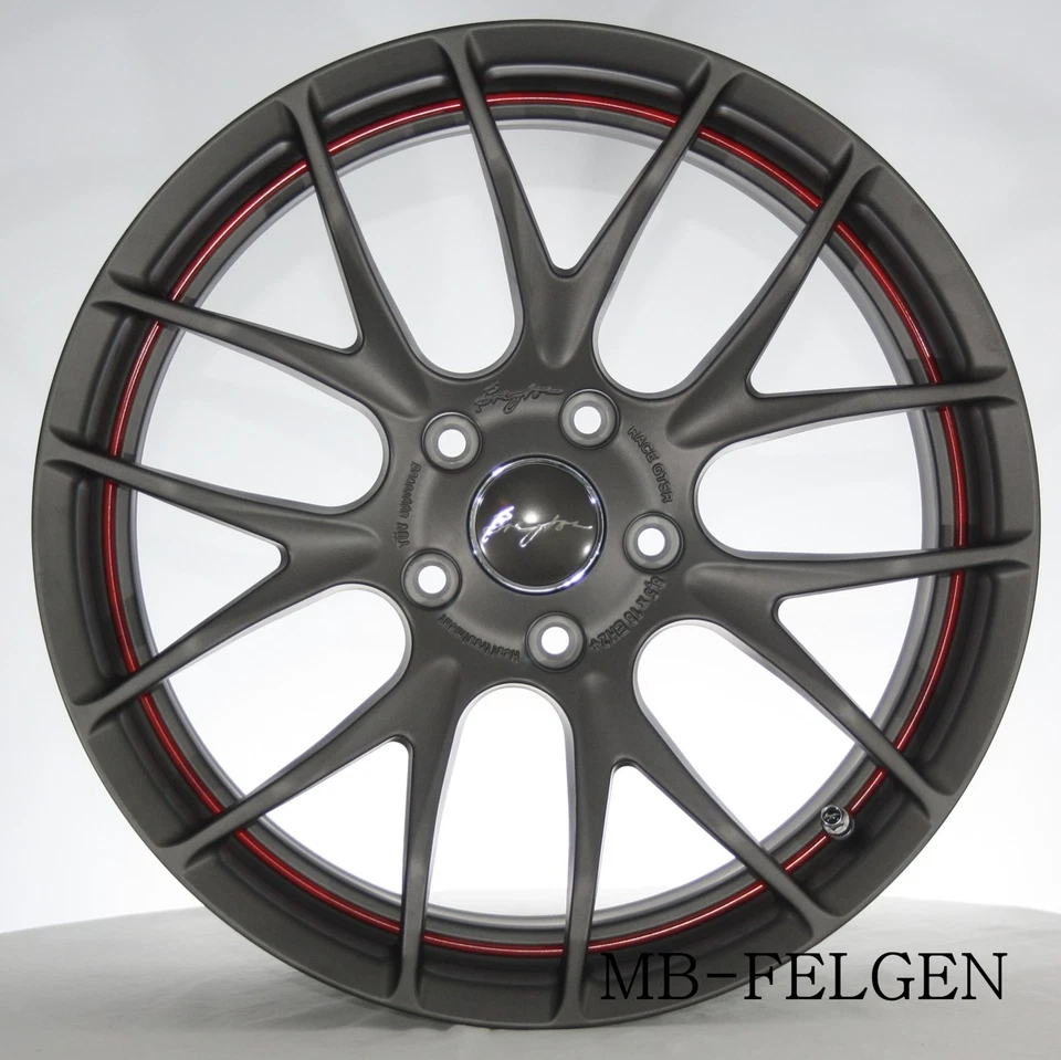 Mini Allwetter Breyton Race GTS-R 7jx17 5X112 mattgun redlip F54 F55 F56 Kleber - Bild 2 von 4