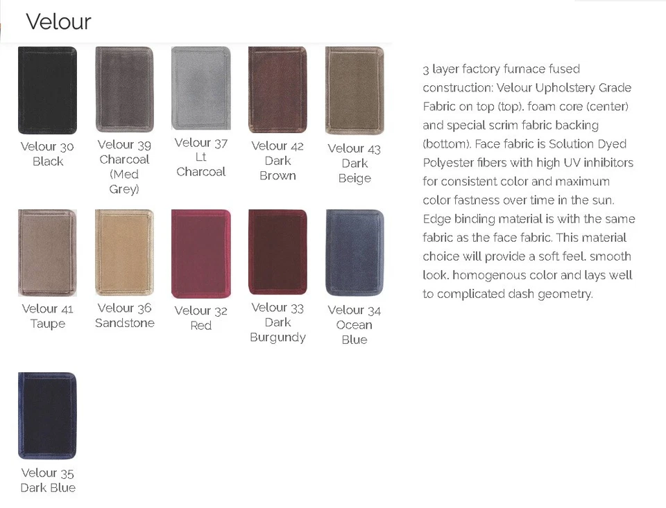 Cubierta de tablero de terciopelo Lexus - 10 colores para elegir - Cubierta de tablero de ajuste personalizado Foto 2 de 4