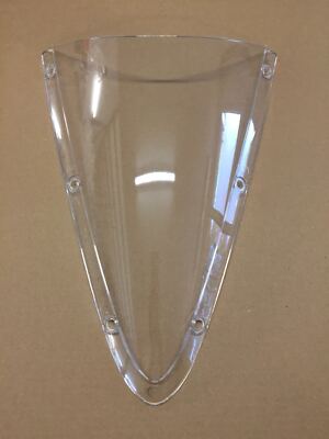 Windschild Für Yamaha R6 / R6R (2008–2016) – Transparent, Aus 3 Mm Acryl – Erhöhter Windschutz, TÜV-konform