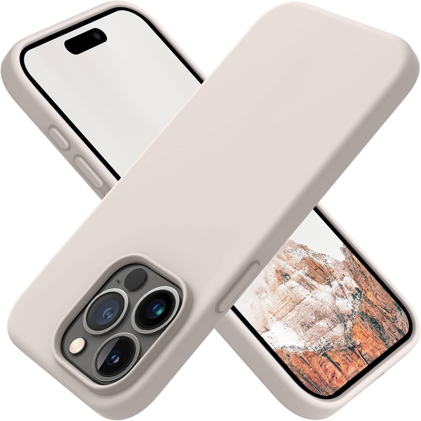 Compatible with Iphone 15 Pro Max Case,[Silky and Soft Touch Series] Premium Sof