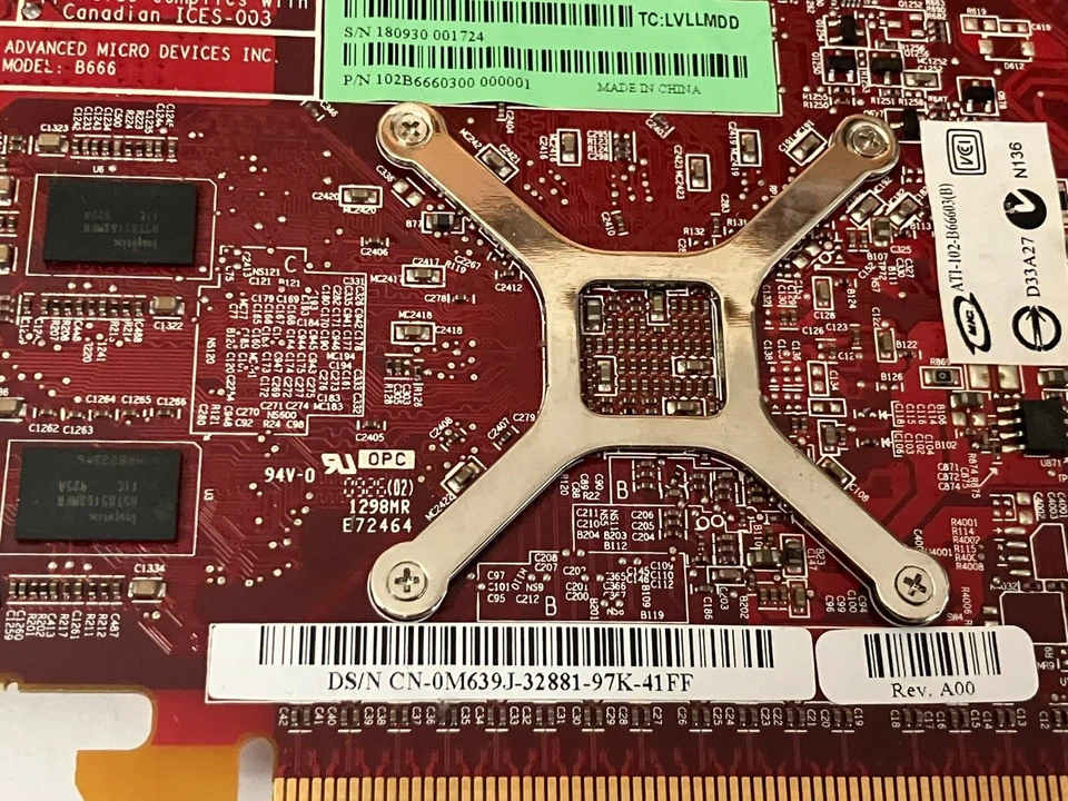 Dell ATI Radeon HD 4670 Graphics Video Card 512MB M639J - Image 2 of 4