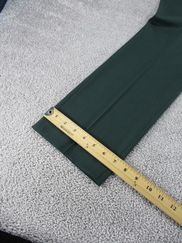 Paul Smith Dress Pants Mens 42 Us 33" Waist Green Wool Slacks - Picture 5 of 12