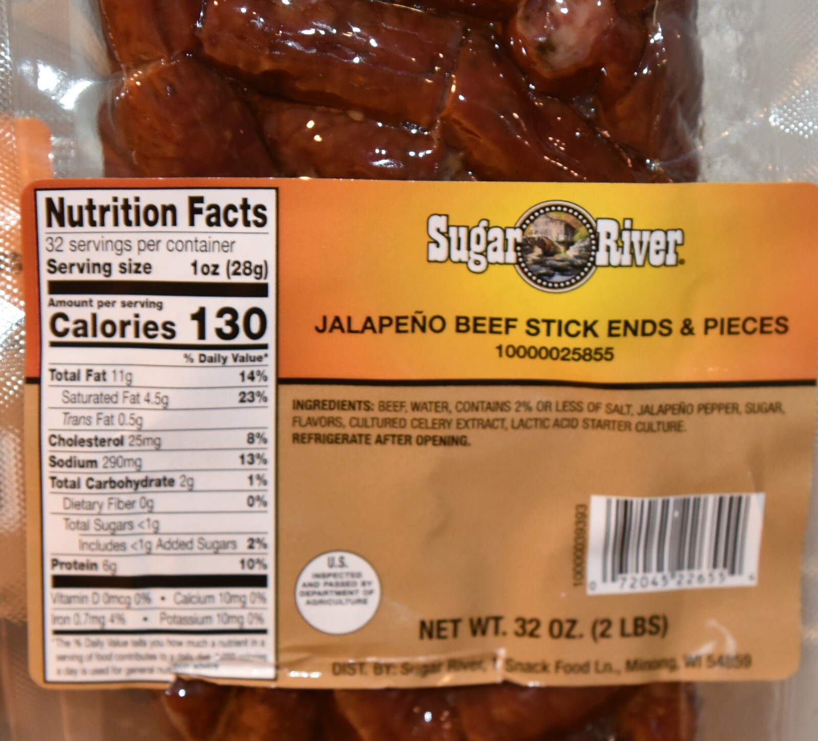 beef stick ends and pieces