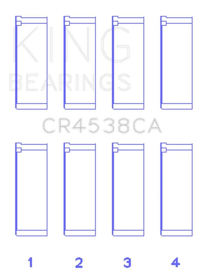 Juego de rodamientos de biela King Engine CR4538CA para MINI COOPER S W11B1 Foto 4 de 4