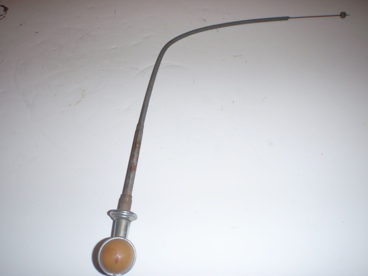 NOS Throttle Control Knob & Cable 1948 Frazer Manhattan , Kaiser