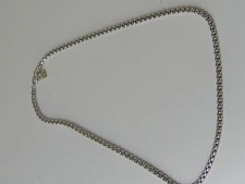 DAVID YURMAN 14K GOLD SS 2.7mm BOX CHAIN NECKLACE 18 INCHES
