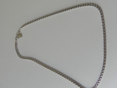 DAVID YURMAN 14K GOLD SS 2.7mm BOX CHAIN NECKLACE 18 INCHES