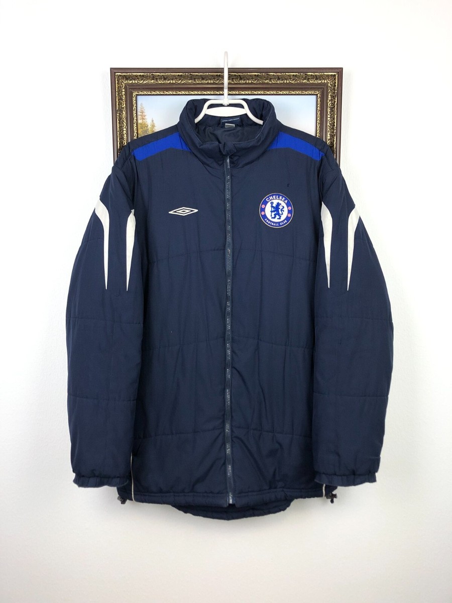 umBRO Chelsea FC ジャケット Vintage Umbro Chelsea Football Jacket Soccer Bomber Blue