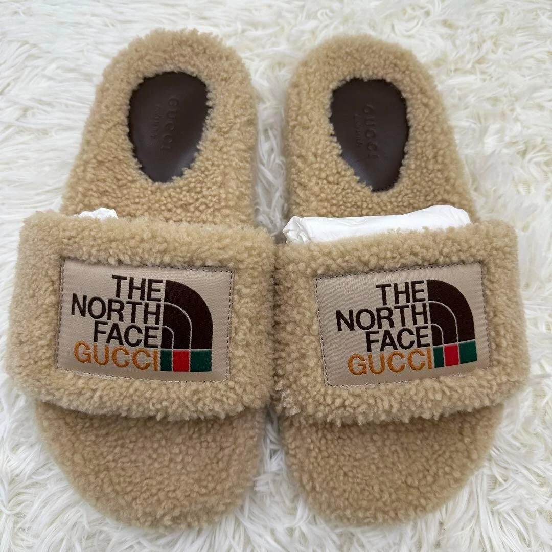 Sandales GUCCI The North Face collaboration taille 40 marron Mouton 679948 de JP