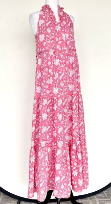 J Marie Emilia Rose ruffle tier maxi dress size S Retail $188 Price $85 |  eBay