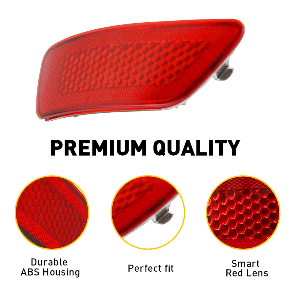 FUNDA LUZ REFLECTORA PARACHOQUES TRASERO LADO DEL CONDUCTOR IZQUIERDO PARA BRÚJULA JEEP DODGE JOURNEY Foto 4 de 4