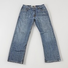 Levi's 559 Relaxed Straight Jeans Mens 33x30 Blue Medium Wash Denim Distressed