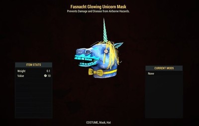(Xbox) Fasnacht Glowing Unicorn Mask