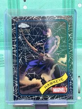 2025 Topps Chrome Marvel Comic Spider Web /399 Hawkeye #133 👀🔥