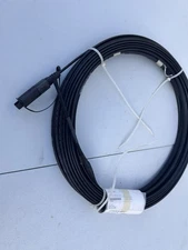 COMMSCOPE SINGLE STRAND LOCATABLE FIBER OPTIC DROP CABLE 100ft SC CONNECTORS