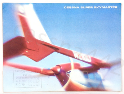 CESSNA 210 Super Skymaster Aircraft Centurion Brochure Vintage 14 Pages USA Gift