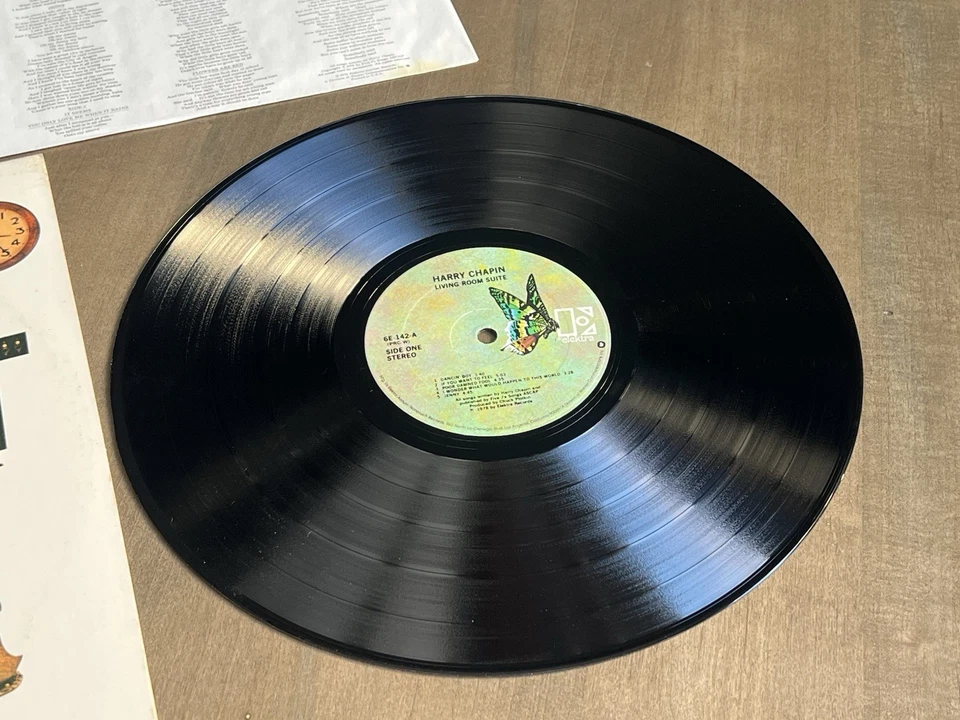Harry Chapin Living Room Suite LP 6E-142 EX/EX RCA, Original Inner Sleeve Lyrics - Image 4 of 4