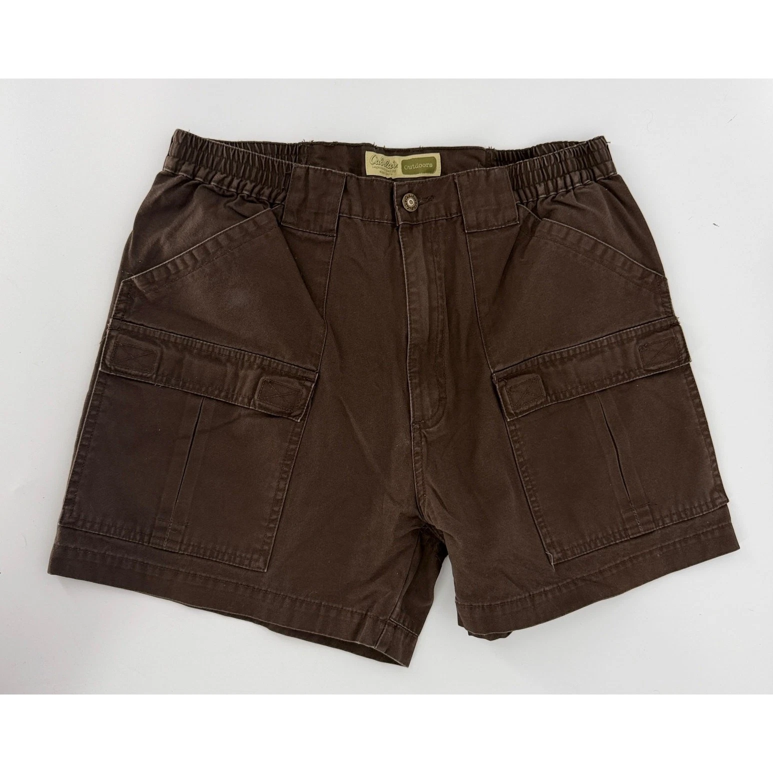 Cabala's Outdoors Cargo Utility Hook & Loop Elastic Waist Men's 36 (34 Actual)