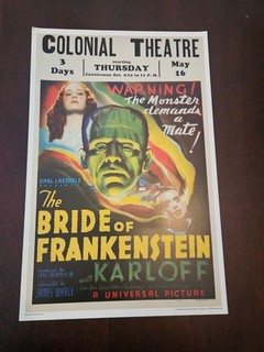 BRIDE OF FRANKENSTEIN Officially Licensed Universal Studios 11x17 Print MONSTERS