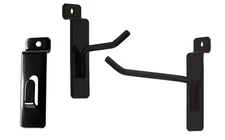 SSWBasics Slatwall Hook Bundle - Pack of 9 Hooks (Notch, 2", 4")- Versatile