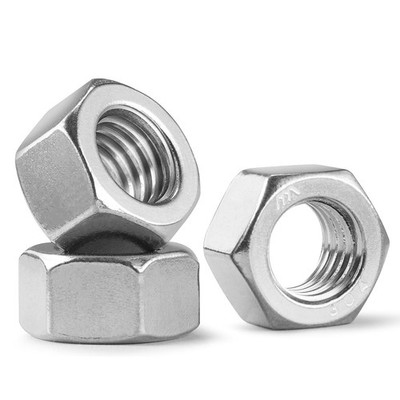 50 Pack 10-24 Hex Nuts Stainless Steel 304 18-8 Standard Coarse Thread
