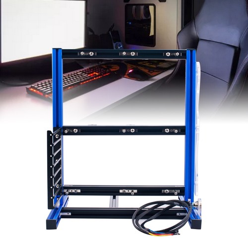 Computer Open Case Bracket Excellent Heat Dissipation Vertical Aluminum DIY F FY - Afbeelding 7 van 28