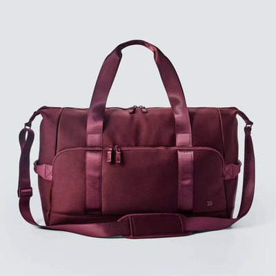 #ad Faux Neoprene Weekender Bag All In Motion Maroon $26.99