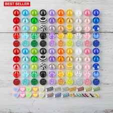 Beads Art Supplies 20mm Round Crystal Resin Chunky Bubblegum Multi-colored