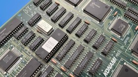 The Simpsons PCB - 4 Player Arcade Konami 1991 Working W JAMMA Harness