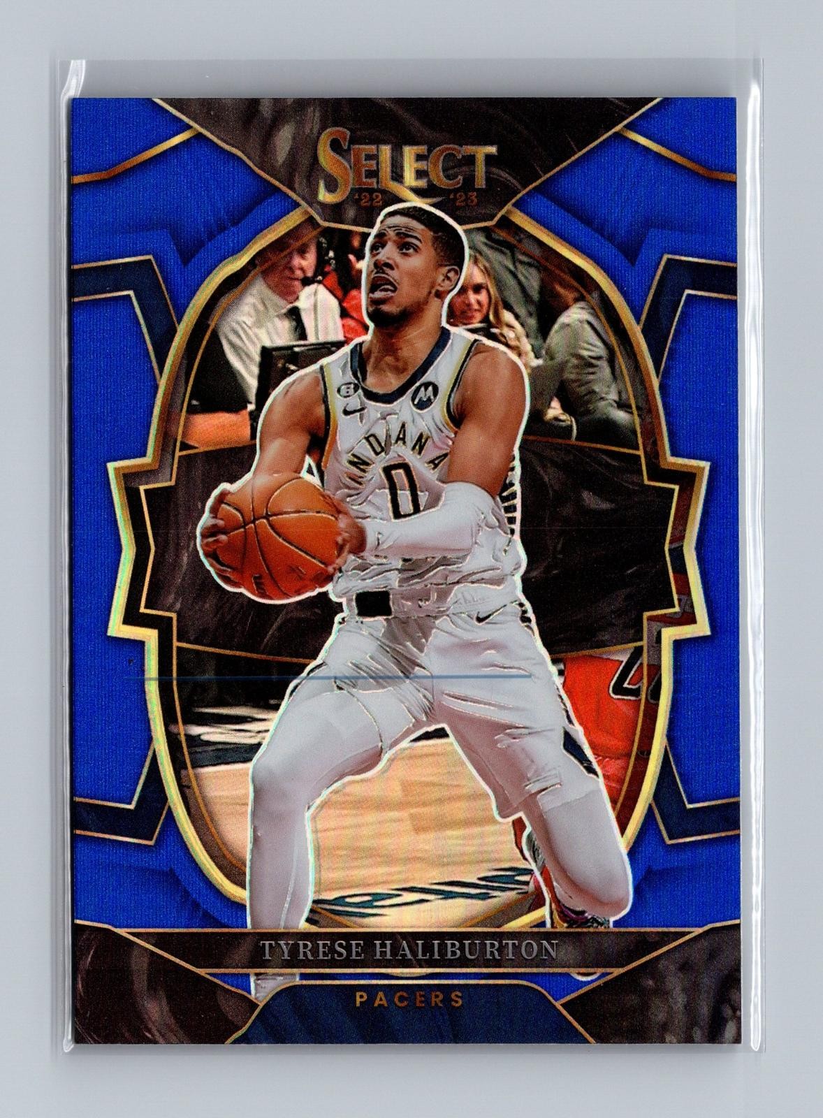 Tyrese Haliburton 2022-23 Panini Select #20 Blue Prizm Indiana Pacers B4D