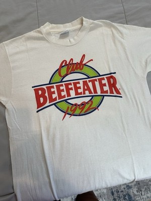 Vintage Club Beefeater Gin 1992 Single Stitch Made in USA T-Shirt, Size: L